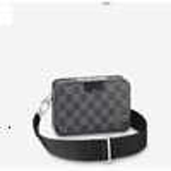 

clothing luxury brand bag n60418 alpha wearable handbag men messenger crossbody bags shoulder bags business bags pouches z01w, Black