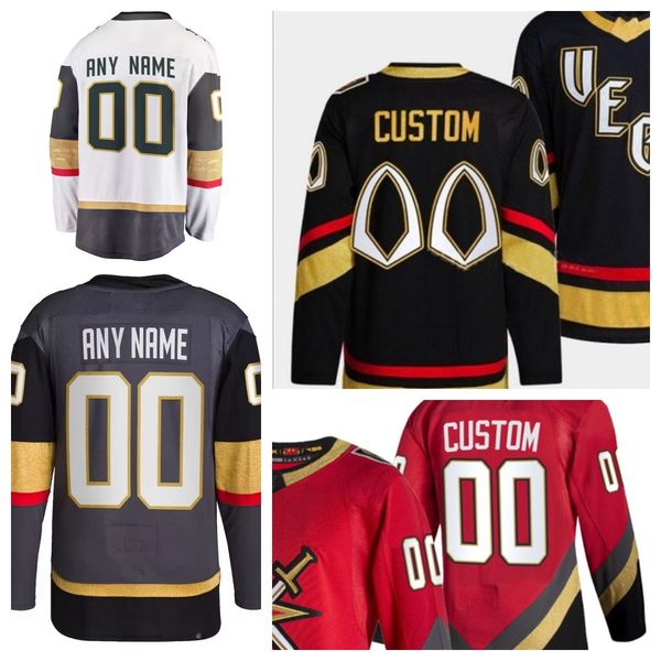 

#61 mark stone #32 quick 81 marchessault 7 pietrangelo 2 whitecloud 71 karlsson 9 jack eichel 71 karlsson 27 theodore #29 fleury mens hockey, Black;red