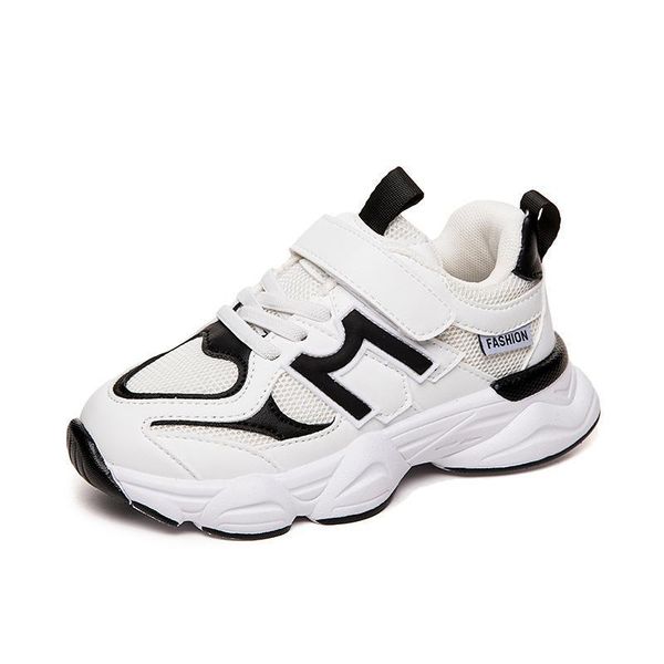 

athletic baby shoes children canvas footwear kids spring fashion retro casual running boys girls same soft sole f15593, Black