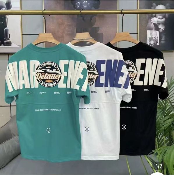 

men's t-shirts designer casual man loose with letters print short sleeves sell luxury men t shirt s-xxxxl man summer tee, White;black