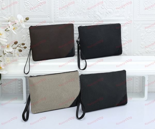 

two styles of printed tote bag fashion designer clutch bags men women luxury toiletry pouch wholesale purse wristlet bag
