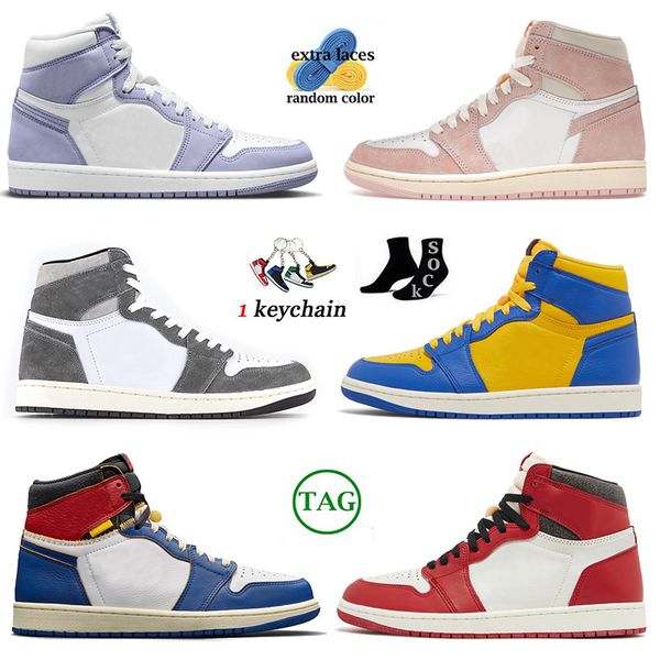 

2023 jumpman 1 basketball shoes storm blue 1s high og lost and found skyline lucky reverse laney unc cactus jack mave men women sports sneak