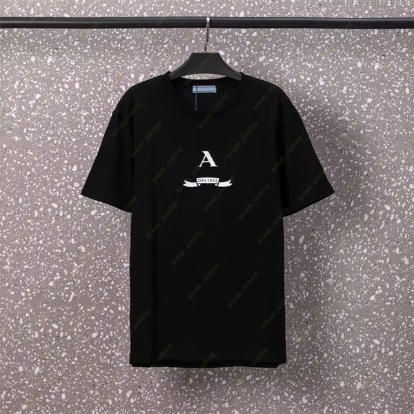 

sheffield united shirt designer mens shirts loose tees with letters print short sleeves luxury men t shirt size s-xxl tshirt designers, White;black