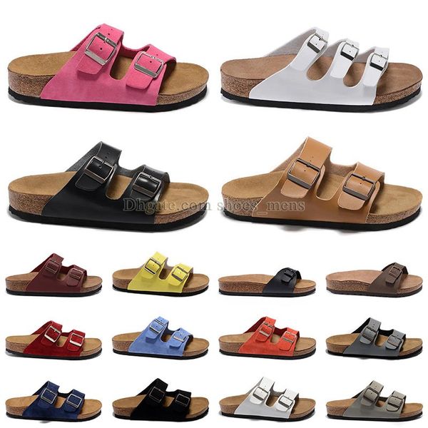 

birk bottom designer sandals men women famous platforms slides slippers sandales boston soft mules clogs shoes outdoor indoor birks arizona, Black