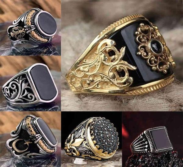 

designer fashion heart ring for woman man love europe and america fashion brands 925 silver new mysterious totem pattern mens high4957919, Golden;silver
