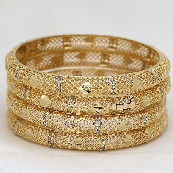 

bangle 14k emas disepuh afrika mewah dubai gelang untuk wanita anak perempuan berlian imitasi perhiasan saudi arab habusha indian hadiah pen, Black