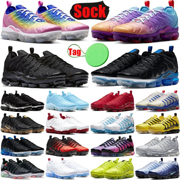 

tn plus tns men running shoes tnplus ultra triple black white multi gradient pink spell cool grey midnight navy mens trainers sports sneaker