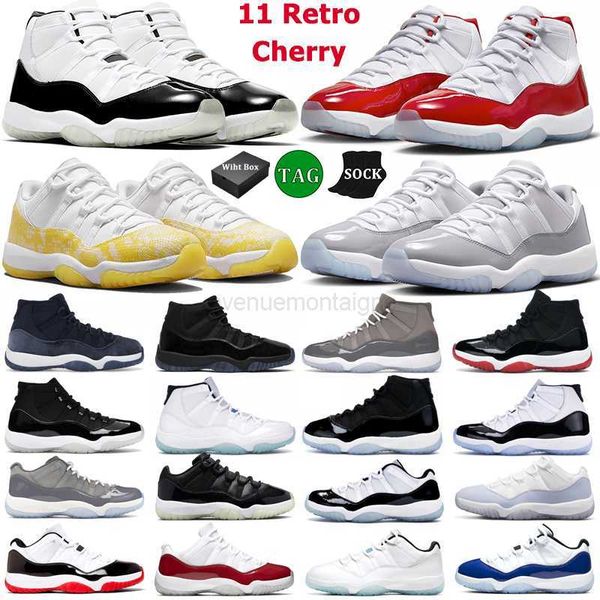 

with box 11 basketball shoes men women 11s cherry cool cement grey dmp jubilee space jam low 72-10 yellow snakeskin concord bred mens traine