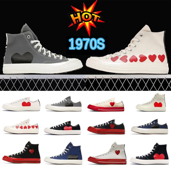 

classic casual shoes platform hi reconstructed slam jam triple black white high low mens women 70 chuck chucks 70s sport sneakers eue 35-44