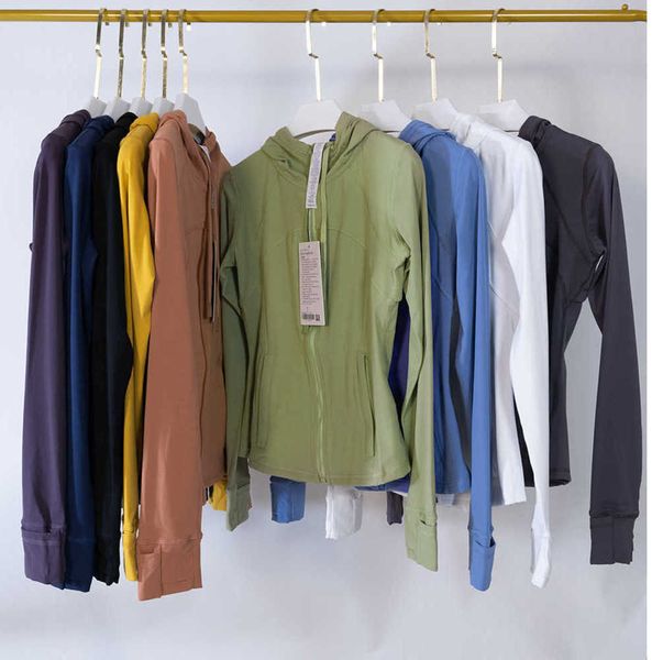 

yoga wear jackets define hoodies sweatshirts lulus women designers sports jacket coats fitness hoodys scubas cing long sleeve breathable des, Black;brown