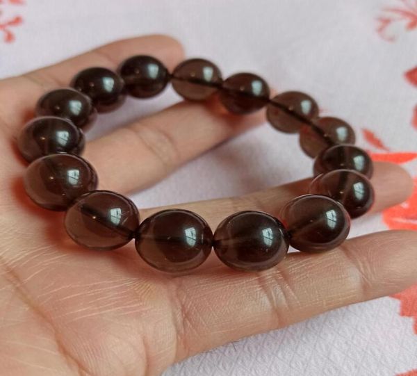 

delivery of natural ice obalite 15mm beaded bracelet a2019892583, Black