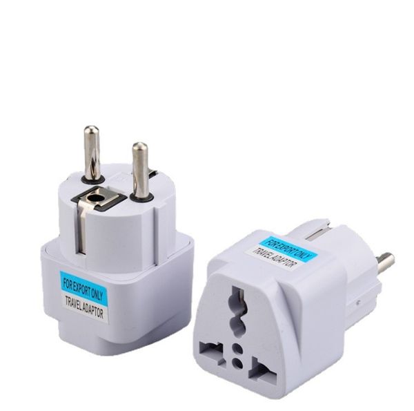 

universal uk us au to eu white european charger power socket plug power adapter travel converter