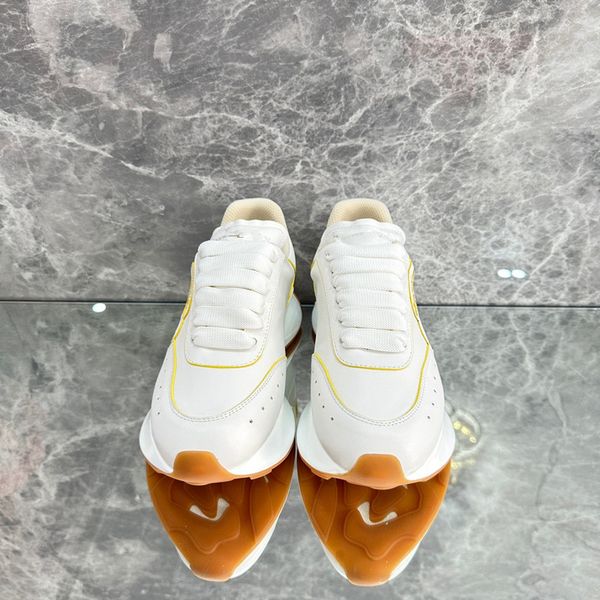 

2023 new ceiling retro designer casual shoes men women calfskin shoes vintage sneakers reflective trainer lace-up print 0513, Black