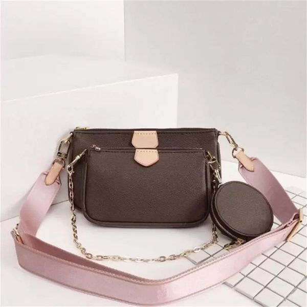 

2023 shoulder bags designer handbags cross body floral new totes purse women fashion flap gold popular plain great wallets, Black;red