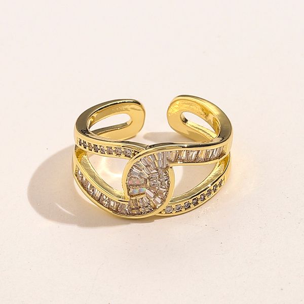

classic band letters rings for mens womens fashion designer extravagant brand geometry letter antique silver ring copper opening adjustable