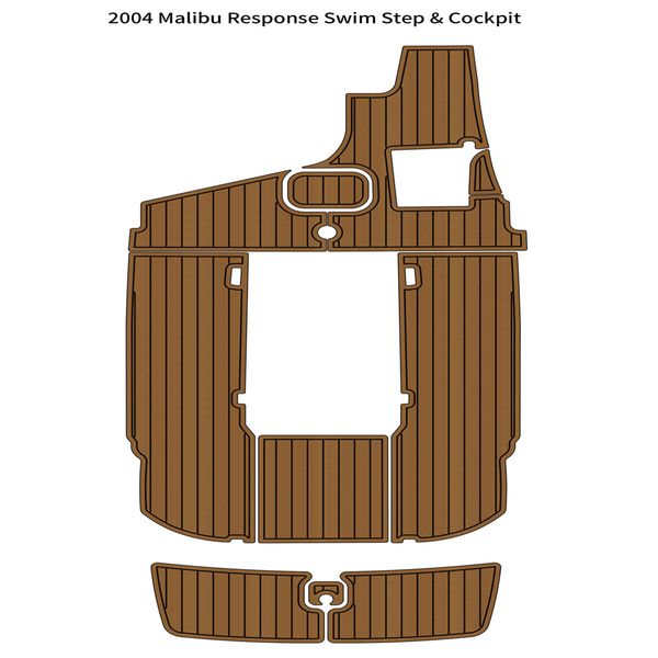 

2004 malibu response swim platform cockpit pad boat eva foam teak deck floor mat