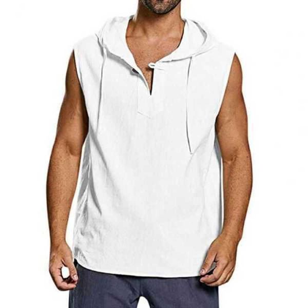 

men's tank men t-shirt breathable pure color summer solid sleeveless vest, White;black