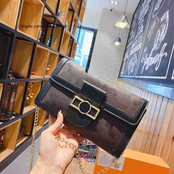 

totes women's fashion designers handbags crossbody tote purse handbag message bags classic pu leather gold chain size 23cm box old flow