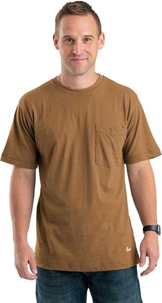 

performance lightweight berne short sleeve men's pocket t-shirt fei1, White;black