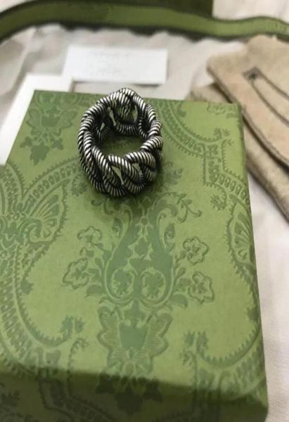 

couple rings love charm bague homme fashion men woman diamond moissanite engagement 925 silver classic thread interlocking r5476762