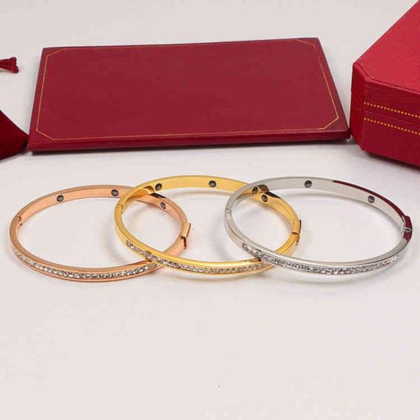 

kajia 18k gold half full diamond couple bracelet titanium steel bracelet kashi jewelry stainless5985476, Black