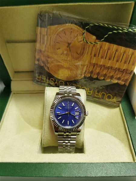 

with original box high-quality luxury watch 41mm president datejust 116334 sapphire glass asia 904l movement mechanical automatic mens watch, Slivery;brown