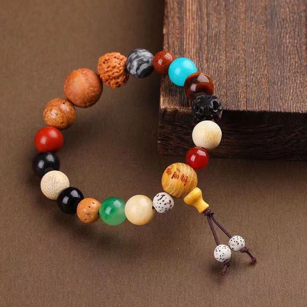 

18 Beads Strands Bracelet Colorful Beaded Bracelets Jewelry for Lovers Gift