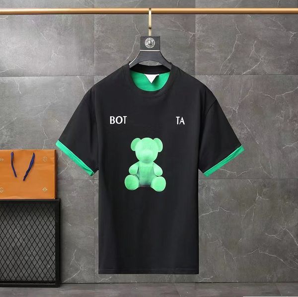 

designer t shirt summer short sleeve waves tee men women lovers luxury t-shirts rs luxury t-shfashion senior pure cotton high quality, White;black