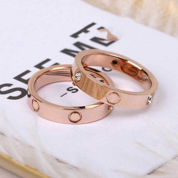 

designer ring for women men zirconia engagement titanium steel wedding rings jewelry gifts fashion accessories no box, Silver
