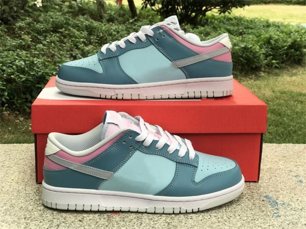

sb dnks low basketball shoes designer shoes blue pink sneakers with original box