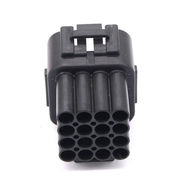 

6188-0353 electrical male waterproof wire-to-wire black 16 pin connector for cars