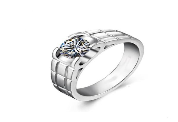 

hbp fashion luxury autumn new men039s ring set with 80 zircon9479548, Silver