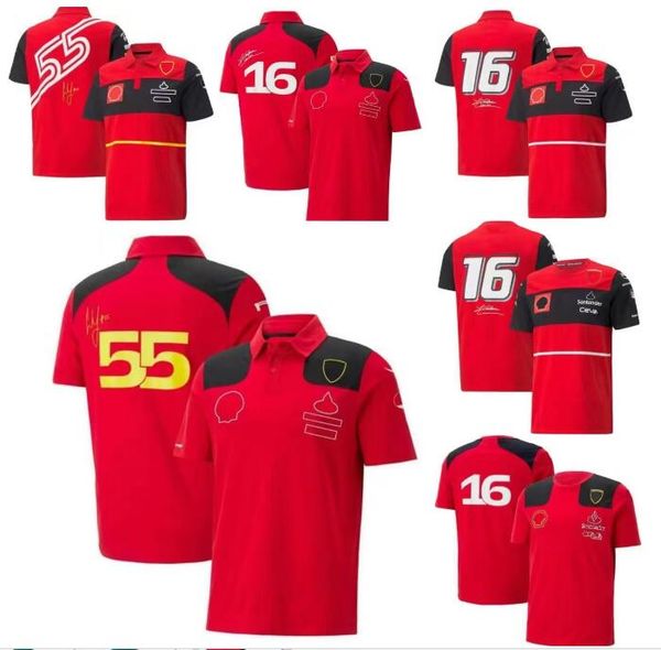 

f1 formula 1 short-sleeved t-shirt summer team racing jersey the same style custom