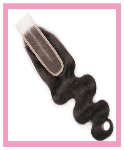 

raw indian virgin hair 2x6 lace closure with baby hair closures body wave 26 hair products whole6995835, Black;brown