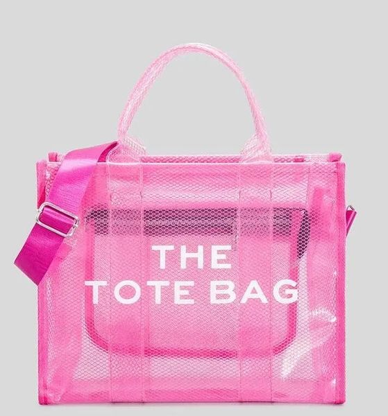 

shoulder bags women brand tote handbag clear pvc beach bag transparent large luxury designer crossbody summer jelly wallets