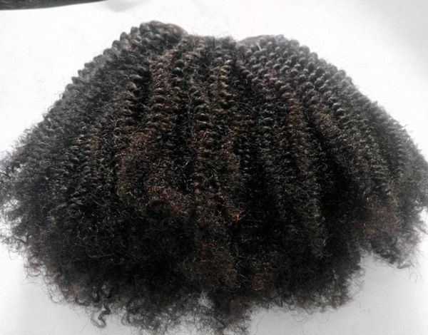 

new style brazilian kinky coarse hair weft clip in human hair extensions unprocessed natural black brown color 9pcs 1set6876768