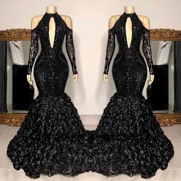 

black elegant mermaid evening dresses for women plus size jewel neck lace applique long sleeves formal occasions prom party celebrity birthd, Black;red