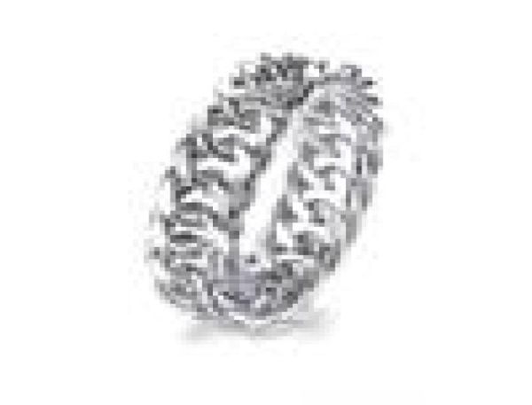 

6mm thick chunky chain ring cuban curb link gold filled stainls steel stylish ring for women girls couple rings8399899, Silver