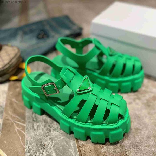 

ss 22 roma straps sandals women spring summer vibrant color fashion gladiator platform shoes, Black