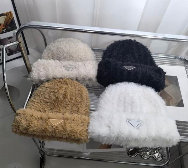 

winter bucket hat woollen beanie stingy brim hats ball cap casual for mens woman fashion 4 color caps5230326, Blue;gray