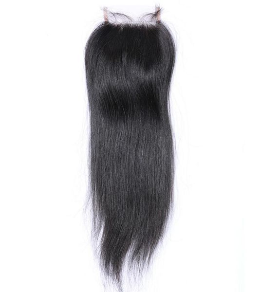 

vietnamese human hair straight lace closure bleached knots brazilian peruvian indian malaysian medium brown swiss laces closures p7247774, Black;brown