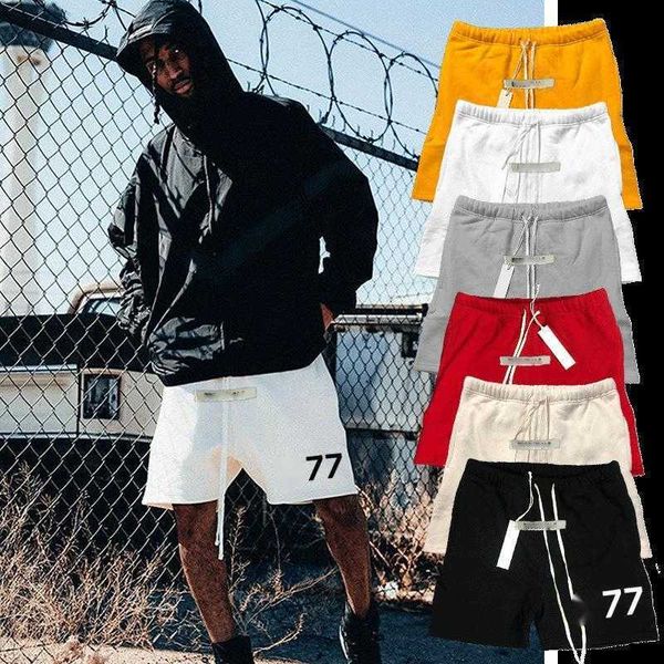 

american basketball shorts men beach pants ess designer pants mens womens summer shorts loose fitting casual sports trousers fog 5-point swe, White;black