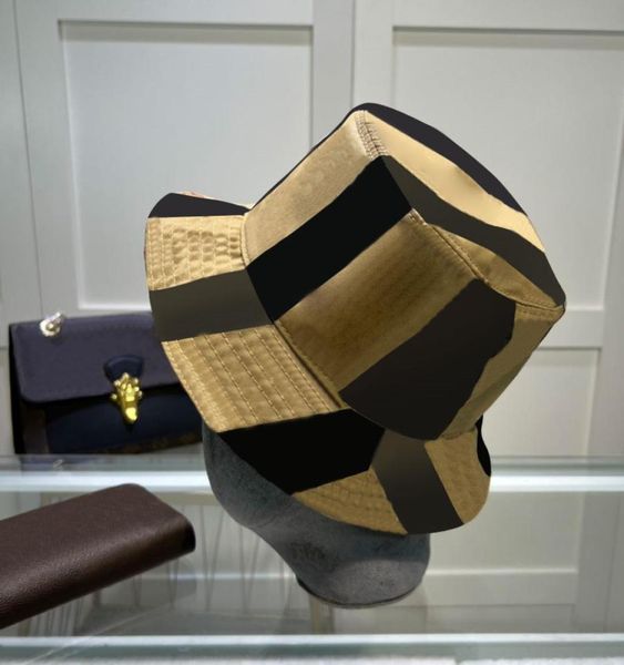 

bucket hat stingy brim hats for mens woman fashion classic stripe cap 006268, Blue;gray