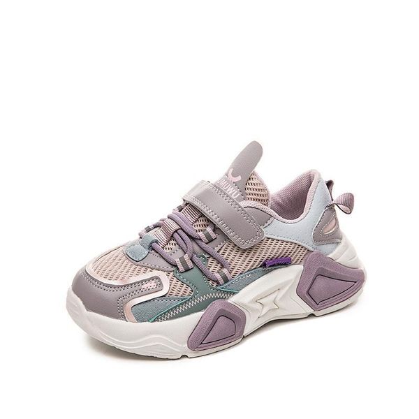 

athletic baby shoes children basketball girls fall boys mesh running f15598, Black