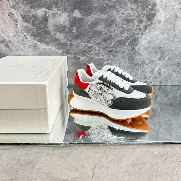 

2023 r running shoes women men luxury lace-up sports shoe casual trainers classic sneaker woman 0511, Black