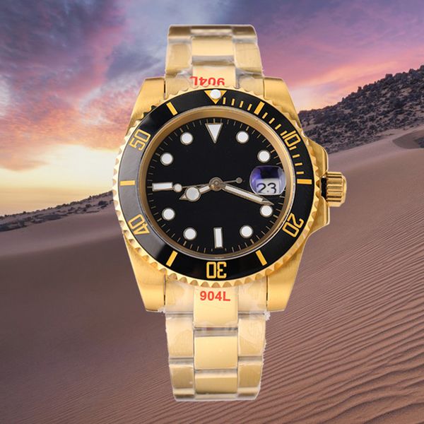 

famous watches men's luxury watch automatic watch 41mm 904l all stainless steel design mechanical watch super bright waterproof sapphir, Slivery;brown
