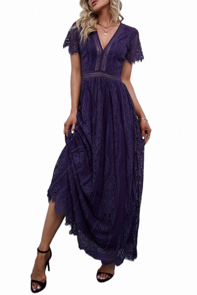 

blue blue fill your heart lace maxi dress 2023 new s4at#, Black;pink