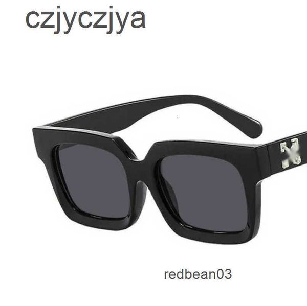 

sunglasses offs white fashion luxury frames sunglasses brand men women sunglass arrow x frame eyewear trend hip hop square sunglasse sports, White;black