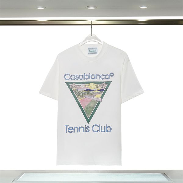 

tees mens high qualities designer casa t shirt letter print round neck short sleeve black white fashion men women oversized tshirts 73f91, White;black