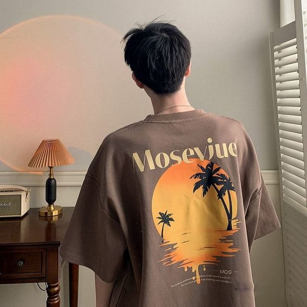 

women's cotton t-shirt men's characteristic shirt fashion european new student short sleeve designer couple clothes 100% cotton al, White;black